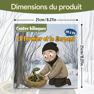 French-English bilingual fable reader for kids