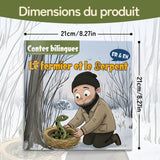 French-English bilingual fable reader for kids