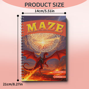 Hard volcano maze pages for ages 12 plus