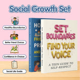 How to Handle Friendships, Pressure, and G + Set Boundaries, Find Your Voice: Teen Self: 2-Book Set bundle detail image, image 2, bundle ISBN 9798904661397