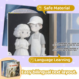 Andersen Fairy Tales English-Spanish Story Set 2 product image 8 showing printed book details for screen-free reading and learning