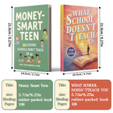 Money-smart Teen Financial Lessons Book + What School Doesn't Teach You for Kids Rea: 2-Book Set bundle detail image, image 2, bundle ISBN 9798900668482
