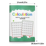 Children's arithmetic workbook for addition and subtraction problems up to 100