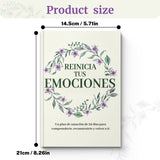 Spanish adult self-development book with 50-day emotional healing plan