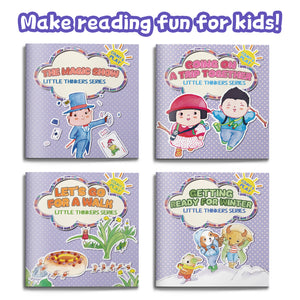 Little Thinkers Reading Fun 4-Book Set for Kids, Early Learning Picture Book Collection for Imagination, Daily Adventures, Seasonal Themes, and Preschool Storytime