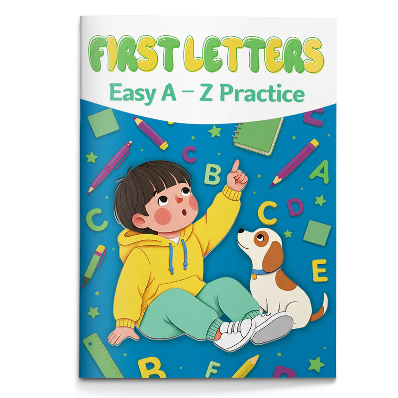 First Letters Easy A-Z Practice workbook cover