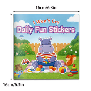 Emotional learning sticker activity book for kids with calm-down play