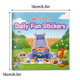 Emotional learning sticker activity book for kids with calm-down play