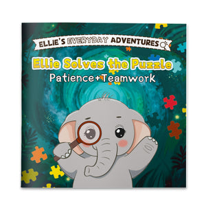 Ellie Solves the Puzzle Children’s Picture Book, Little Ellie Everyday Adventures Storybook About Patience, Teamwork, and Problem Solving