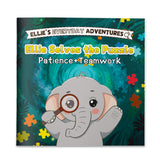 Ellie Solves the Puzzle Children’s Picture Book, Little Ellie Everyday Adventures Storybook About Patience, Teamwork, and Problem Solving