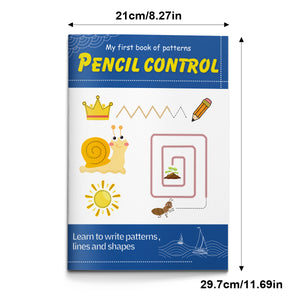 My First Book of Patterns Pencil Control Workbook for Kids, Pre-Writing Skills Practice with Pattern Tracing, Line and Shape Activities, Fine Motor Development, and Handwriting Readiness