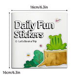 Travel theme sticker activity picture book for kids