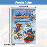 Short passage reading pages with question and answer practice