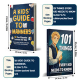 Kids Guide to Manners Etiquette Book + 101 Things Every Kid Needs to Know Future: 2-Book Set bundle detail image, image 2, bundle ISBN 9798904661458