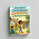Stories About Confidence Comparison and Being Enough product image 6 showing printed book details for screen-free reading and learning