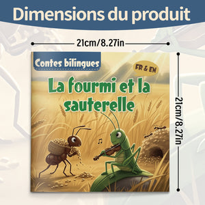 French-English bilingual animal fable reader for kids