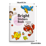 Comparison sticker activity book for kids with size and difference awareness