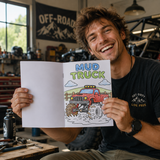 Off-Road Vehicles Coloring Book, Volume 25 physical printed book product image 2, ISBN 9798904669966