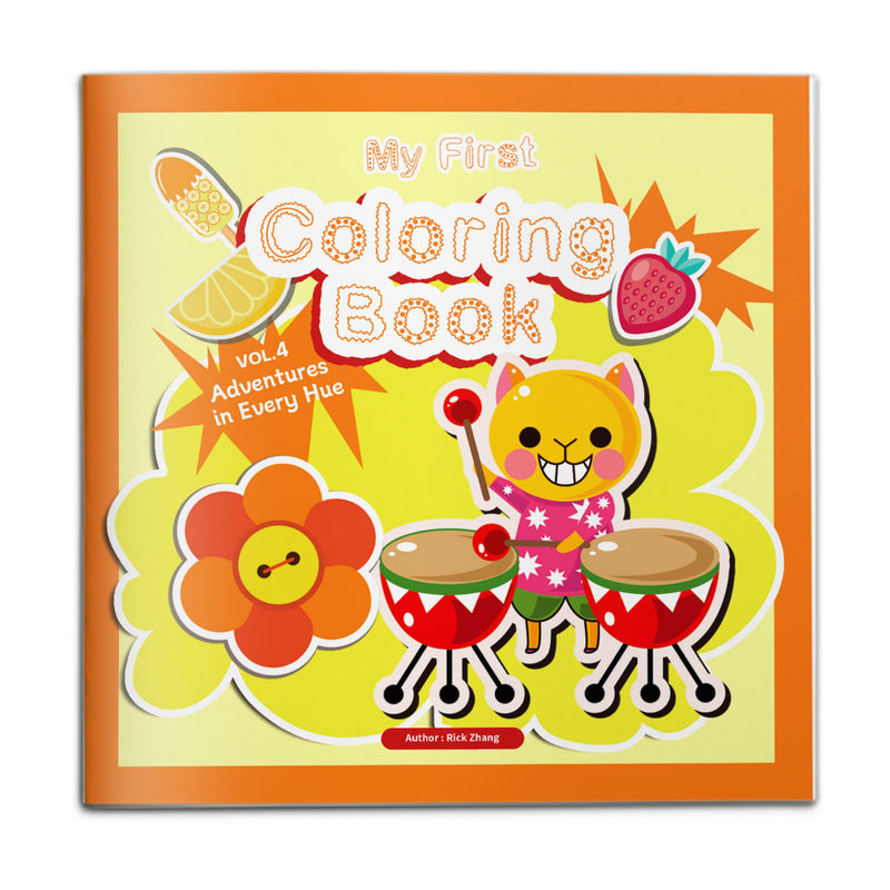 My First Drawing Coloring and Dot-to-Dots book for kids cover