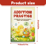 Addition practice pages for accuracy speed and number sense
