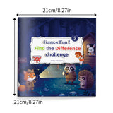 Kids visual puzzle activity book for observation skills and concentration