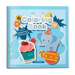 Adventures in Every Hue Vol 2 dot-to-dot coloring book for kids cover