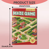 Hard maze pages for advanced visual tracking and focus