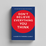 Don't Believe Everything You Think Self-Help Book product image 6 showing printed book details for screen-free reading and learning
