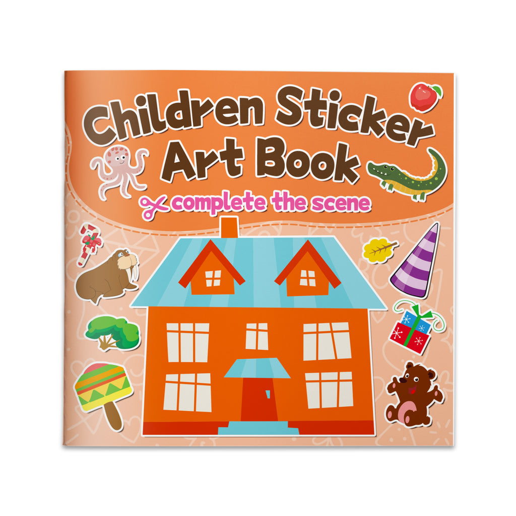 Little Hands Sticker Art Book for Kids, Complete the Scene and Match t ...