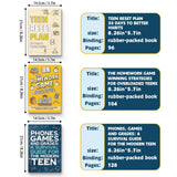 Teen Reset Plan 30 Days to Better Habits + Phones Games and Grades Survival Guide for + the Homework Game Study Skills Book for Te: 3-Book S bundle detail image, image 2, bundle ISBN 9798900665856