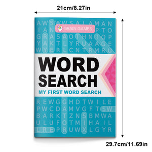 Word Search Puzzle Book for Kids, Vocabulary Search and Writing Practice, Spelling Skills, Reading Focus, Pattern Recognition, and Early Literacy Learning