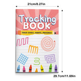 Pencil control and tracing practice book for fine motor development