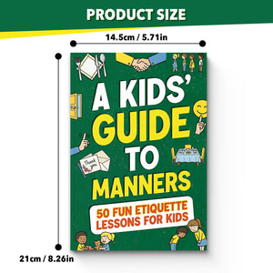 Children's etiquette lesson book for manners, respect, and polite behavior