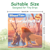 Paired Mounting-Bilingual Tales: The Lion and the Boar – English & Spanish Storybook