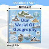 Children's geography book about maps, places, world exploration, and early knowledge