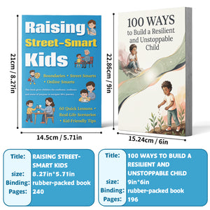 100 Ways to Build a Resilient Child + Raising Street-smart Kids Safety and Life: 2-Book Set bundle detail image, image 2, bundle ISBN 9798900666587