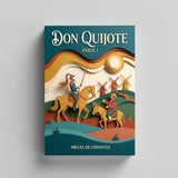 Don Quijote Parte 1 Spanish Edition by Miguel de Cervantes product image 6 showing printed book details for screen-free reading and learning