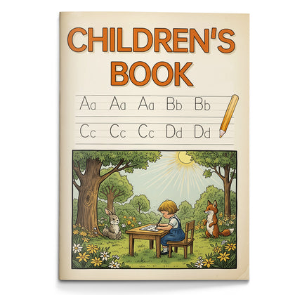 Children's Alphabet Book upper lower practice cover