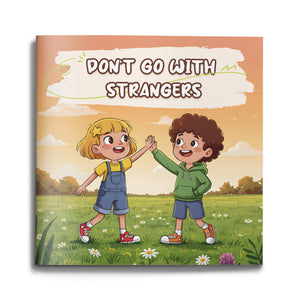 Don't Go With Strangers safety picture book for kids cover