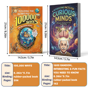 Building the Ultimate Brain 100000 Whys Sc + Interesting Facts for Curious Minds: 2-Book Set bundle detail image, image 2, bundle ISBN 9798900665344