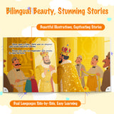 Children's bilingual story book for comprehension family reading and language practice