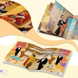 Classic Emperor's New Clothes bilingual reader for home and classroom lessons