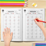 Printed subtraction pages for number sense practice