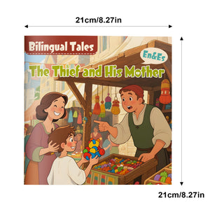 English-Spanish bilingual moral tale reader for kids