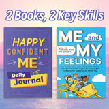 Happy Confident Me Daily Journal for Kids + Me and My Feelings Emotional Wellness Work: 2-Book Set bundle detail image, image 2, bundle ISBN 9798900663548