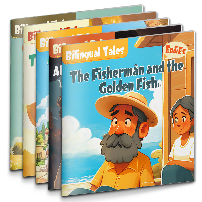 Bilingual Tales: English & Spanish Story Collection – 26-30