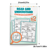 Early reading workbook for kids with sentence practice and question answering
