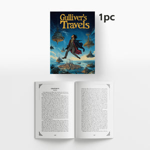 Gulliver's Travels 4-Book Set: Classic Adventures Exploring Imaginative Lands and Unforgettable Journeys