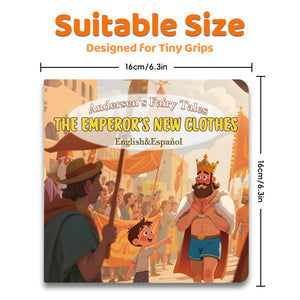 Suitable size view of The Emperor's New Clothes bilingual storybook for kids
