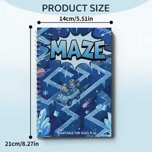Complex ice maze pages for ages 9 to 12